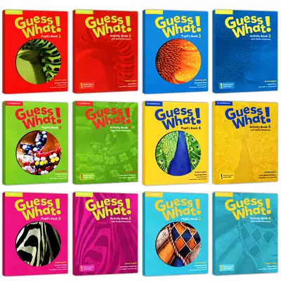 Cambridge劍橋大學出版小學幼兒英語教材guess What 1 6 Pupil S Book Activity Book學生套裝一年級主課本練習簿英音版含線上學習