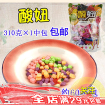le chao suan niu fruit-flavored jelly 80 hou 90 after childhood nostalgia snacks childhood candy fruit rubber QQ sugar 5g