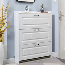 Door ultra-thin flip-over shoe cabinet home large capacity 17cm porch cabinet storage space simple modern small shoe rack