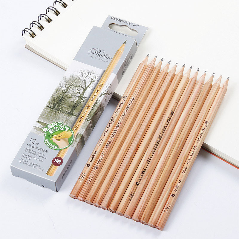 Full three boxes of MARCO Marco 7001 sketch pencil painting drawing pencil professional art pencil