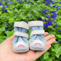 Fokwow new Teddy dog ​​soft-soled shoes for all seasons dog walking shoes