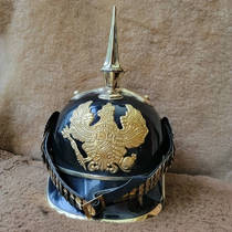 -Spot-German WWI helmet Prussian tip steel helmet PICKELHAUBE Historical Restoration