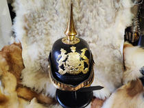 -Spot-World War I PICKELHAUBE Helmets Prussian Helmets Württemberg Insignia Pointed Skin Helmets