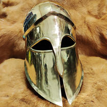 -spot-brass Greek Helmets retro Corinthian helmet Spartan warrior armor wearables