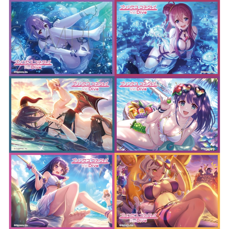 Princess Connect/Connect Movic Character Card Sleeves: Nenji, Kogane, Ranfa, Meiko, Lily, Neiya, Summer Princess Connect/Connect Movic Character Card Sleeves: Nenji, Kogane, Ranfa, Meiko, Lily, Neiya, Summer