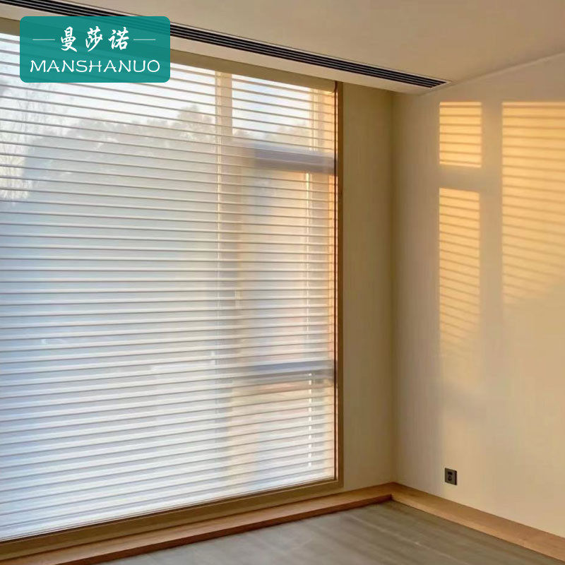 Manzano Shangri-La curtains soft gauze curtain roller shutters living room balcony shading office blackout view