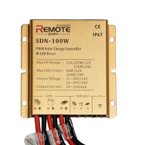 SDN-100W solar street lamp charging and discharging protection controller waterproof type full digital boost constant flow all-in-one machine