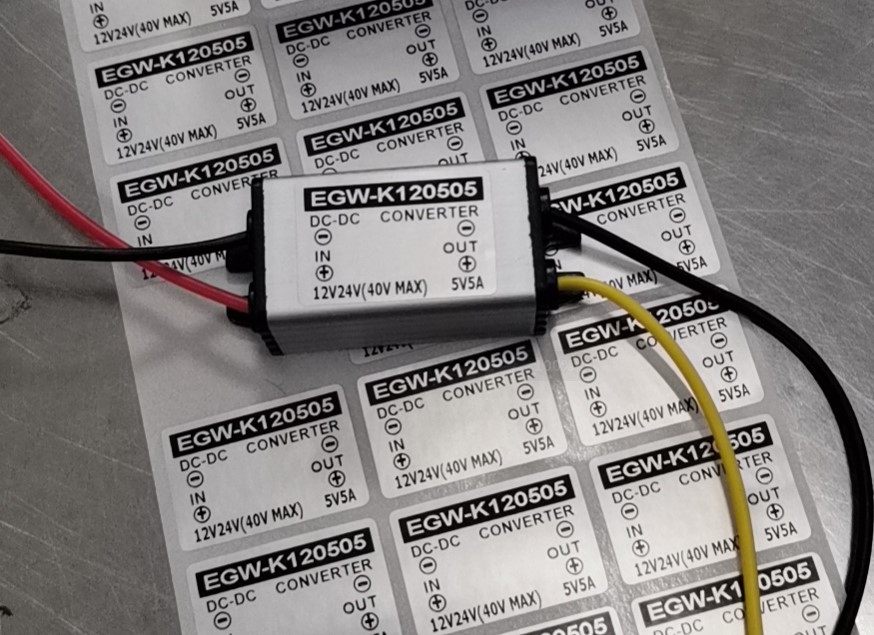 EGW-K240505 voltage reduction module 12V turn 5V power converter input voltage 8-40V output current 5A
