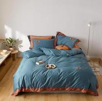 Little White Yan Elects Deka Home Textile High End Mark Horse Cotton embroidered with four sets