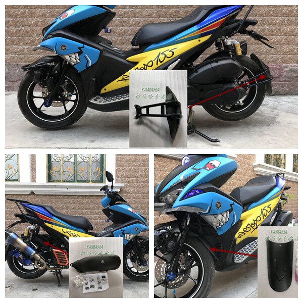 Apply Mountain leaf NVX155 AEROX155 retrofit rear fender front fender