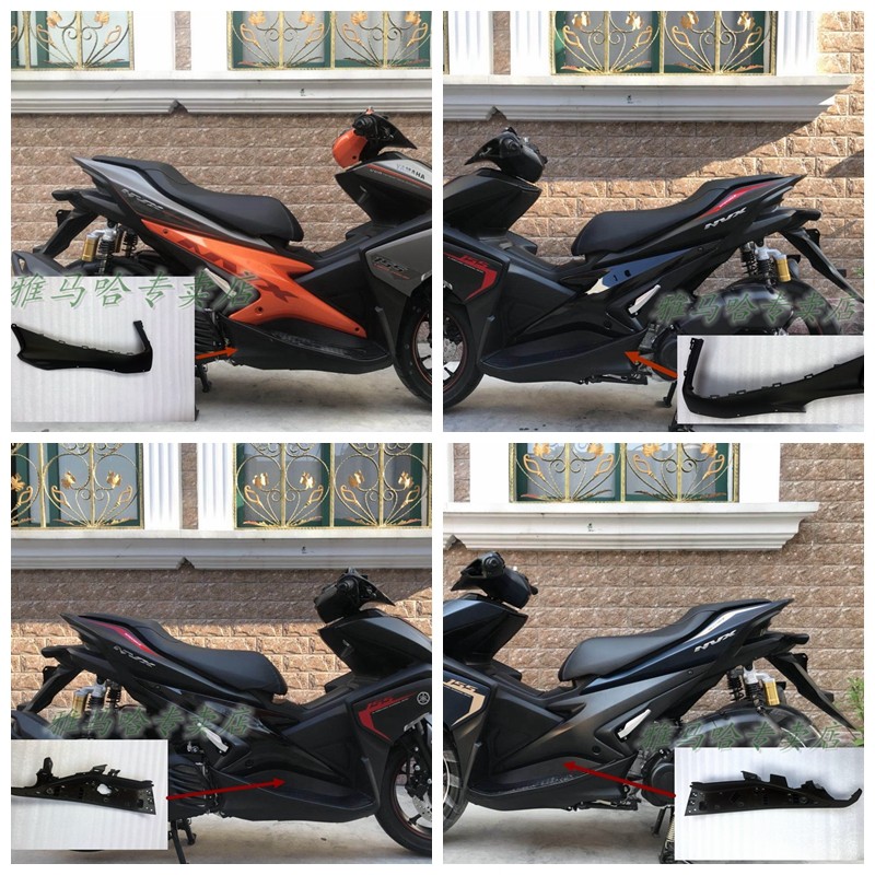 Applicable AEROX155 NVX155 shell original factory foot pedal footboard side strip front shock absorbing