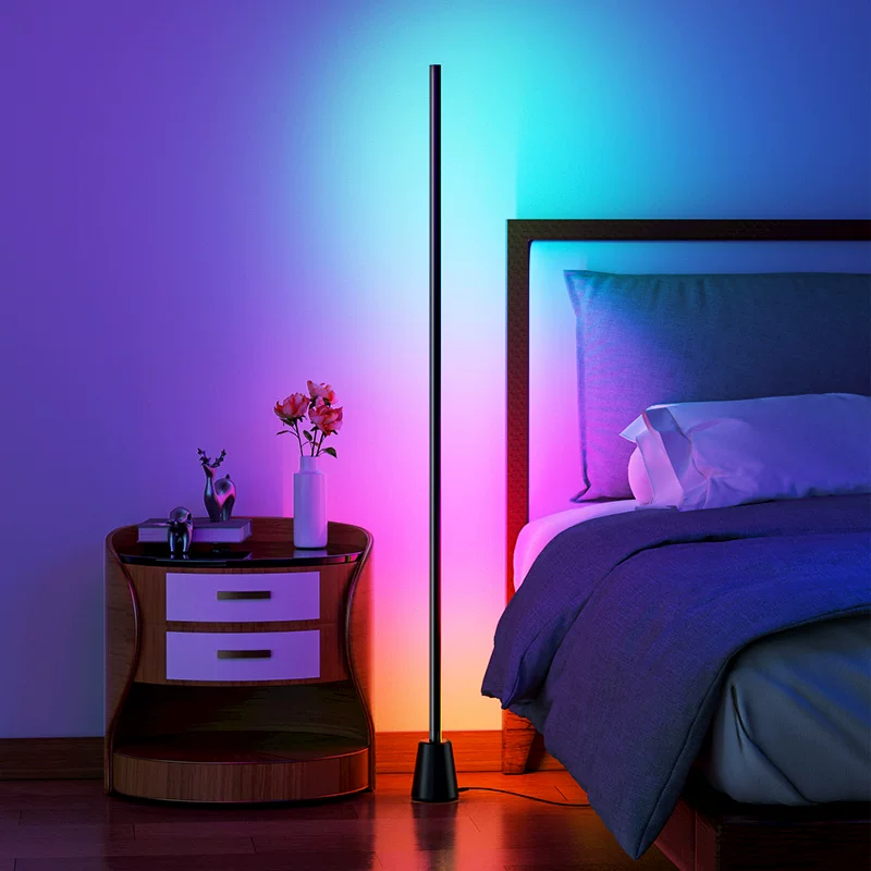 Интеллектуальная потолочно-напольная светильник-устойчивый лампа RGB выбирающая световая - комнатная атмосфера э-спорт комната спальня голосовое управление аудио музыка ритм ритм лампа