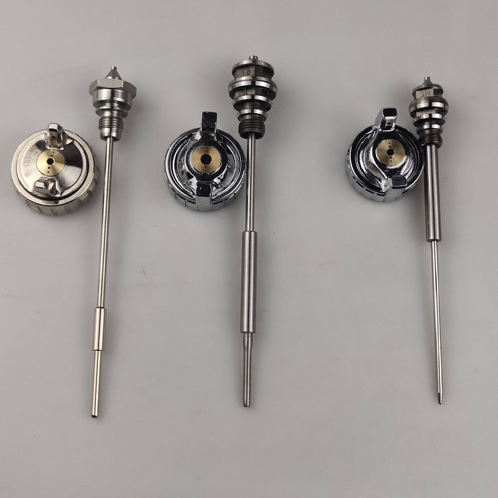 Black brother spray gun accessories W-71 W-77 W-101 needle Nozzle nozzle atomization cap seal Universal three pieces