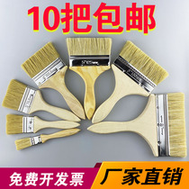 Paint brush thickening barbecue cleaning paint 1 inch 2 inch 3 inch 4 inch 5 inch 6 inch 8 inch pig hair bristle Brown brush