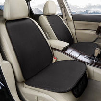 Summer car cushion ice silk cool pad single piece free-tied non-slip seat cover black summer breathable small waist seat cushion