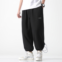 underbroken loose pocket decoration sports pants Xues modest store single walker original studio tide