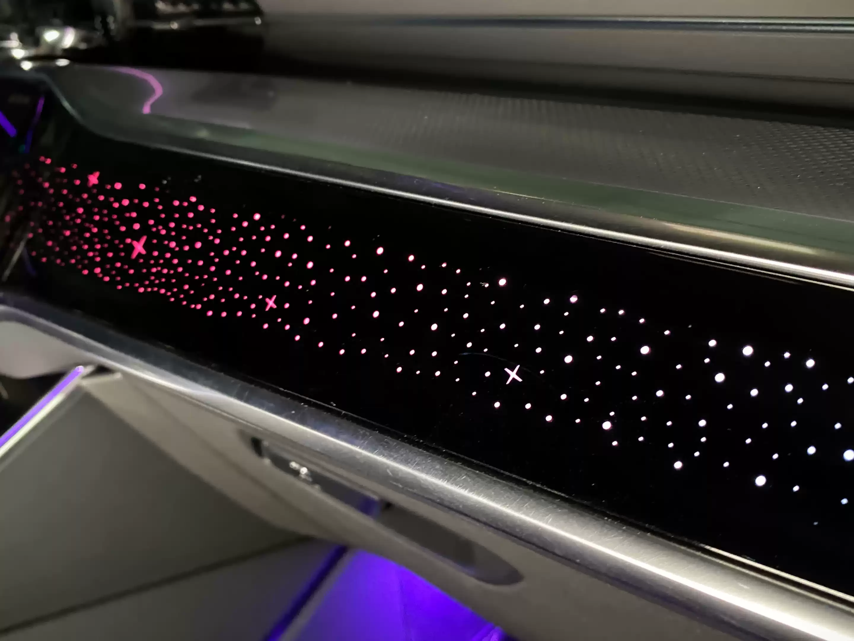 2025 Neues dynamisches Umgebungslicht mit Stern für Audi A6 C8 2019–2025, Europa-Version, Innen-LED-Beleuchtung, Armaturenbrett-Verkleidungszubehör – Detail 4