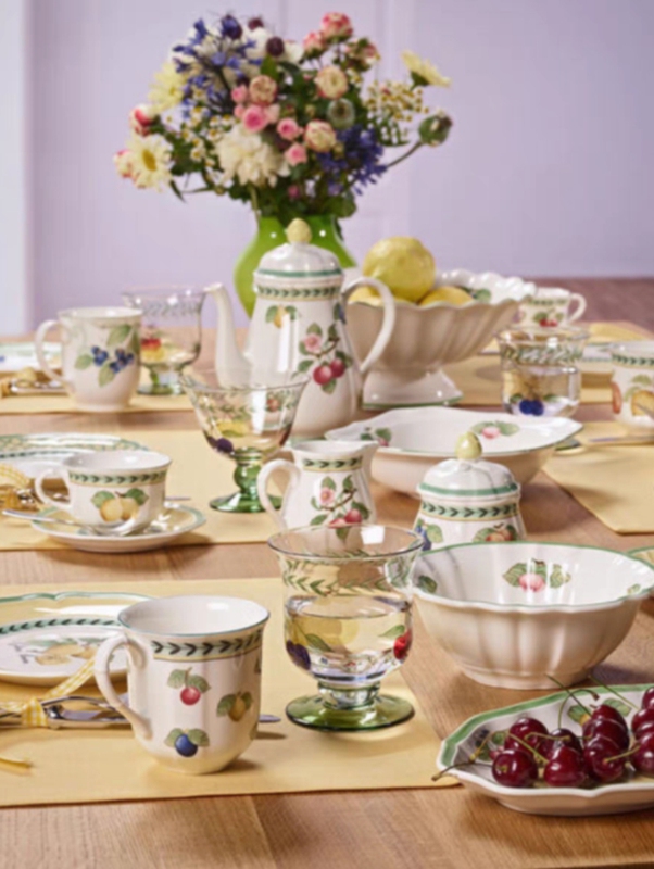 Villeroy & Boch French Garden Imported Porcelain Tableware Coffee Cup Saucer Bowl Plate Home Dessert Plate