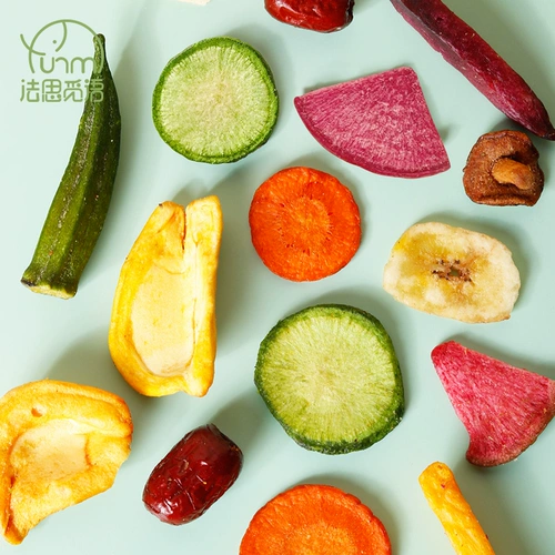 Комплексные фрукты и овощные хрустящие овощи сухой и фрукты сухой и фрукты двенадцать видов смешанной установки 250 г дегидратации бами