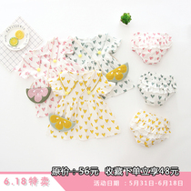 Female Baby Little Dress 1-3 Years Old 2019 New 0 Baby Girl Princess Skirt Summer Women Bao Yanqi Pure Cotton Summer