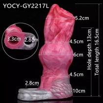Mens hollow dildo wolf braces simulated dog genitals wearable couples fun sex products