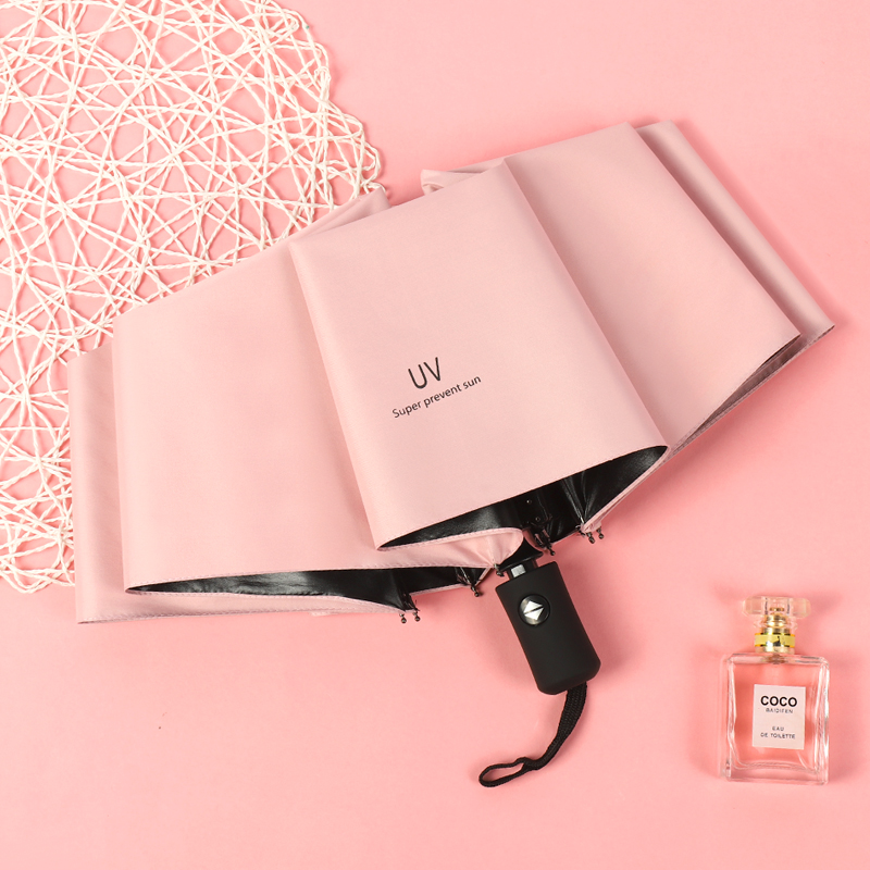 Sun Sun Clear Umbrella Female Summer Men Fully Automatic Dual Purpose Big Folding Fold Custom LOGO Sunscreen Anti UV