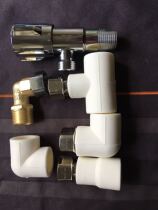 PPR Kaiwei live connection Water heater special live connection triangle valve elbow live connection Elbow live connection Three-way live connection Live straight