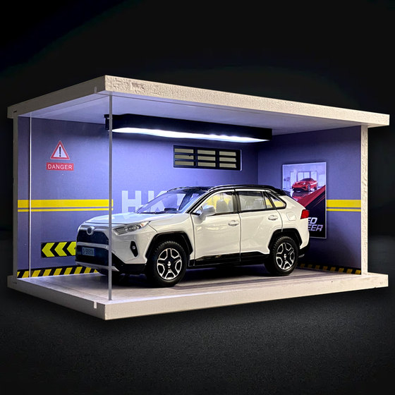 Toyota RAV4 오프로드 차량 SUV Rongfang 합금 버전 자동차 모델 컬렉션 하이 엔드 소년 창조적 인 생일 선물