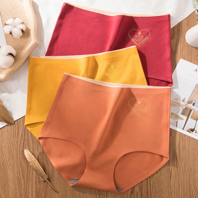 北极绒石墨烯高腰收腹纯棉抗菌内裤