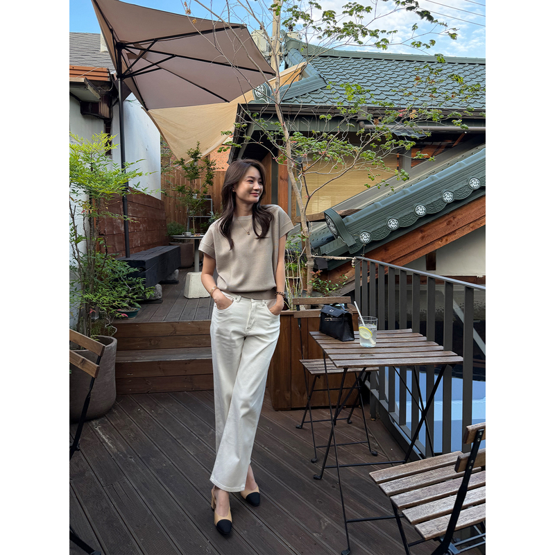 Reliable Keep Kapu Classic White Cow Gratitude Comfortable Lyocell High-Stretch High-Waisted Nine-Point Tapered Jeans Reliable Keep Kapu Classic White Cow Gratitude Comfortable Lyocell High-Stretch High-Waisted Nine-Point Tapered Jeans