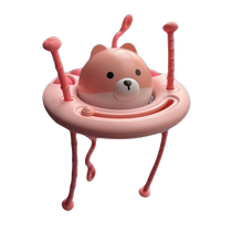 Flying saucer pull-up baby toy rattle for babies over six months old toy 0 to 1 years old educational early education