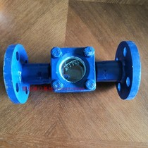 Cast iron water flow sight glass DN20 custom-made sight glass 4-point scale baffle indicator steam stainless steel flow device