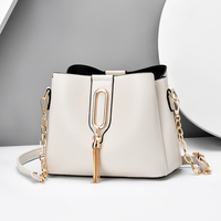 Internet celebrity mini small bag women's bag new 2022 solid color chain bag tassel personality chic single shoulder crossbody bag trendy