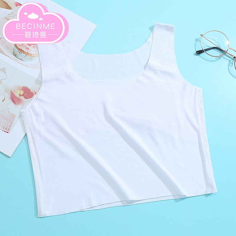 Girlvests mặc trẻ em ingenuated phát triển cô gái đồ lót nữ sinh tiểu học 12 mùa hè mỏng sling áo khoác.