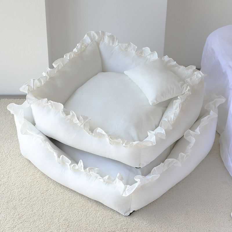 Export to Korea Cat litter Teddy pet litter Pet bed Four seasons universal detachable and washable dog bed INS Cat bed Dog kennel