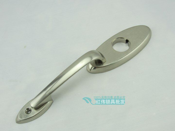 High-grade alloy handle with hole, wooden door handle, alloy door handle with hole, outer handle, anti-theft door handle