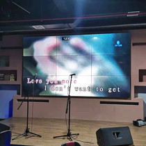 46 49 55 100 inch Samsung LG LCD splicing screen Restaurant bar large screen display conference command wall