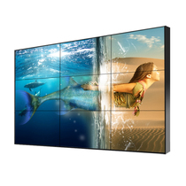 46 55 inch 3 5mm LCD splicing screen factory direct conference room monitoring restaurant stage background large TV wall