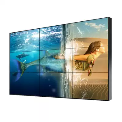 46 55 inch 3 5mm LCD splicing screen factory direct sales conference room monitoring dining room stage background big TV Wall