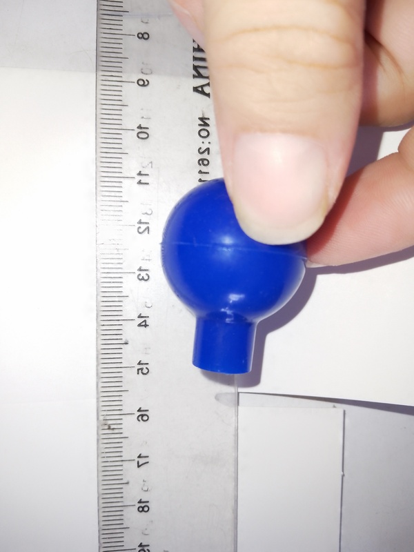 Universal 6-Piece Adult Blue Suction Bulb Set, Soft Rubber Spiral Mouthpiece, Ecg Accessories, Just the Bulb, Not Complete