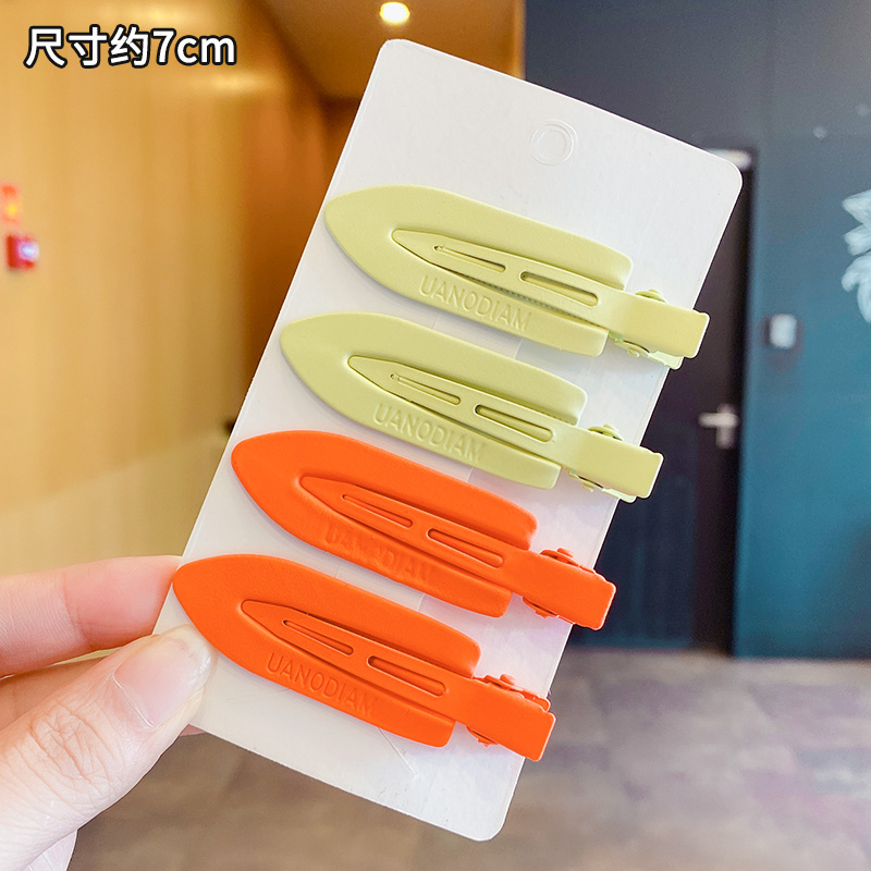 images 26:Color-free hair clip side summer candy bang bang bucket duck mouth pintoon hairpin