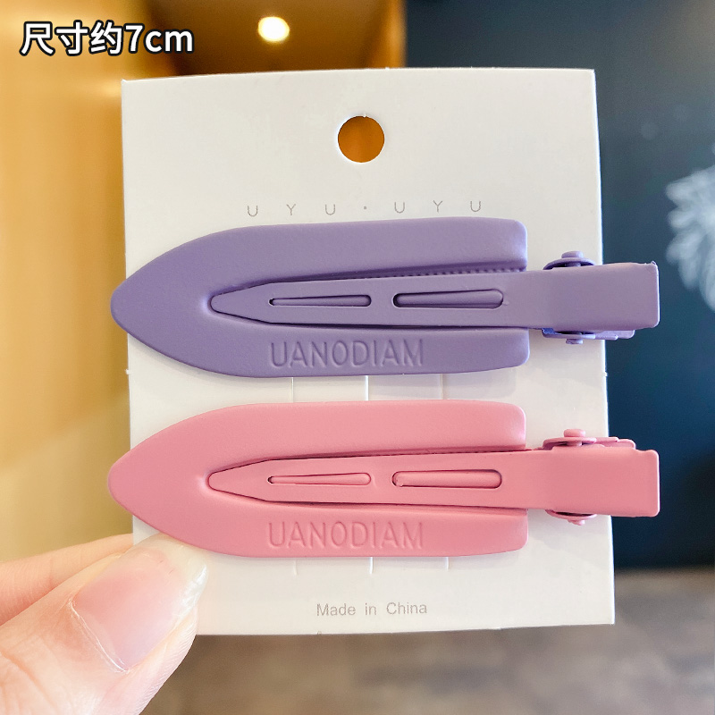 images 21:Color-free hair clip side summer candy bang bang bucket duck mouth pintoon hairpin