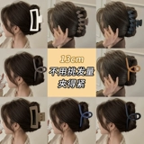 Заколка для волос, большая заколка-крабик, акула, демисезонный аксессуар для волос, коллекция 2023