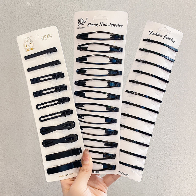 images 22:The black hairpin side Liu Haifa is about a word clip card broken hair clip headdress head pinch head spoon hair