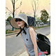 2026 New Lampshade Hat Large Brim Surrounding Sun Protection Hat Foldable Big Head Fisherman Sun Hat Women