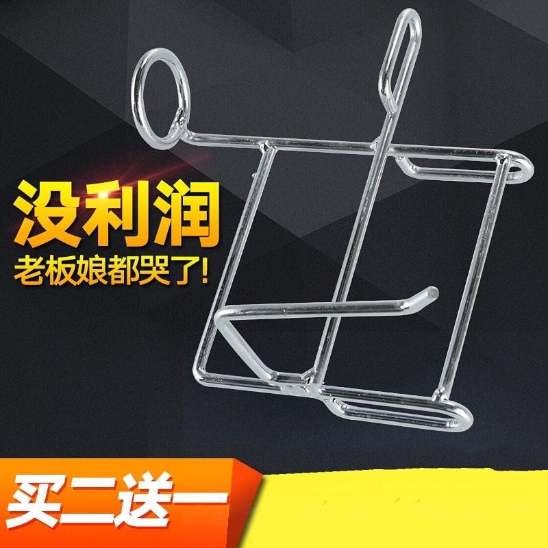 New hand frame electric wrench bag shelf Electrician special wrench bracket Iron waist waist bag charging wrench plate hand hook frame