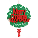 Рождественский декоративный пакет ресторан праздник атмосфера сцены сцены рождественский висящий флаг подвесной украшение и висят крыши