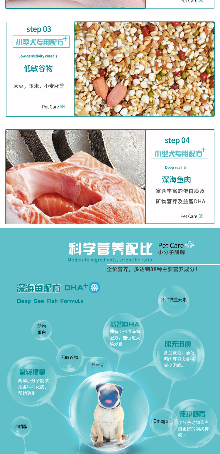 宠 克 小犬 狗粮 Teddy 比 熊 博 美 京 巴哥 蝴蝶 科基吉 娃娃 日本 犬 银狐 通用 - Chó Staples hạt natural core