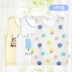 3 mẩu bé vest cotton mùa hè mỏng bé trai sơ sinh 1 chục đáy mặc nữ mùa xuân và mùa thu năm bụng bảo vệ cũ. 