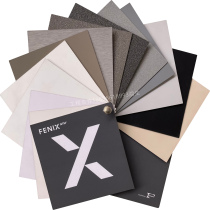 Formica fireproof board FENIX Phoenix anti-fingerprint skin feel can be repaired black and white Yiheng board color matching